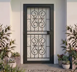 Safety Door Grill Design 81 – view 2 by Simmply Perfect, Hyderabad