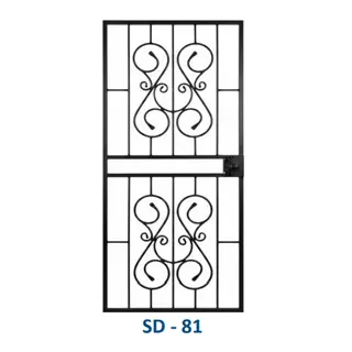 Safety Door Grill Design 81 by Simmply Perfect, Hyderabad