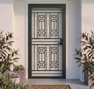 Safety Door Grill Design 82 – view 2 by Simmply Perfect, Hyderabad
