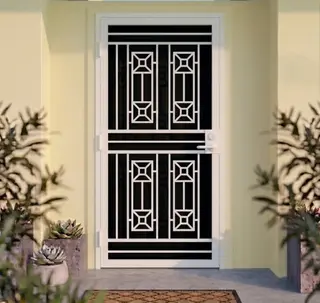 Safety Door Grill Design 82 – view 3 by Simmply Perfect, Hyderabad
