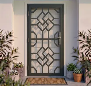 Safety Door Grill Design 84 – view 2 by Simmply Perfect, Hyderabad