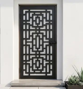 Safety Door Grill Design 88 – view 2 by Simmply Perfect, Hyderabad