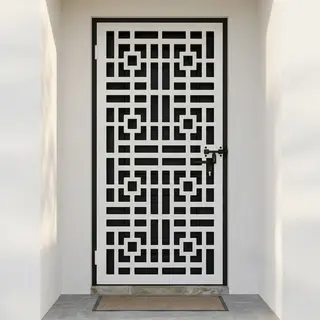 Safety Door Grill Design 89 | Simmply Perfect – view 3 Safety Door Grill Design 89 – view 3 by Simmply Perfect, Hyderabad