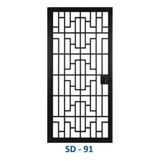 Safety Door Grill Design 91 by Simmply Perfect, Hyderabad