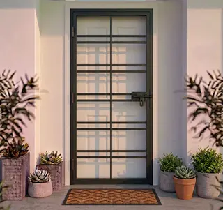 Safety Door Grill Design 93 – view 2 by Simmply Perfect, Hyderabad