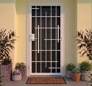 Safety Door Grill Design 94 – view 3 by Simmply Perfect, Hyderabad