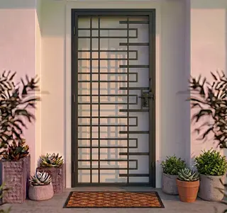 Safety Door Grill Design 96 – view 2 by Simmply Perfect, Hyderabad