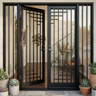 Safety Door Grill Design 97 | Simmply Perfect – view 2 Safety Door Grill Design 97 – view 2 by Simmply Perfect, Hyderabad