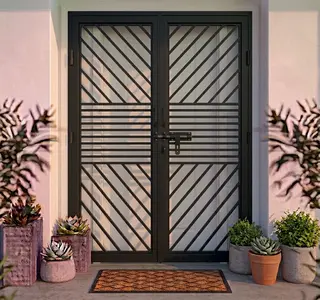 Safety Door Grill Design 98 – view 2 by Simmply Perfect, Hyderabad