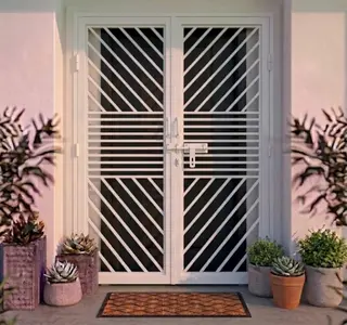 Safety Door Grill Design 98 – view 3 by Simmply Perfect, Hyderabad