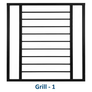Safety Window Grill Design 01 by Simmply Perfect, Hyderabad