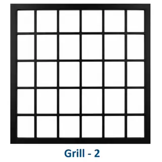 Safety Window Grill Design 02 by Simmply Perfect, Hyderabad