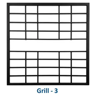 Safety Window Grill Design 03 by Simmply Perfect, Hyderabad