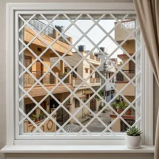 Safety Window Grill Design 05 | Simmply Perfect – view 2 Safety Window Grill Design 05 – view 2 by Simmply Perfect, Hyderabad