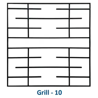 Safety Window Grill Design 10 by Simmply Perfect, Hyderabad