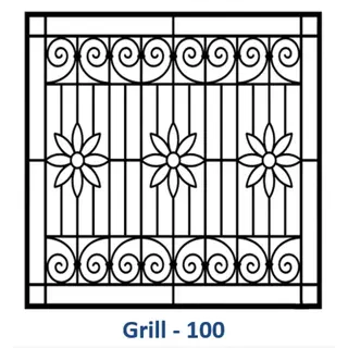 Safety Window Grill Design 100 by Simmply Perfect, Hyderabad