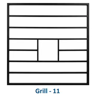 Safety Window Grill Design 11 by Simmply Perfect, Hyderabad