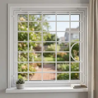 Safety Window Grill Design 13 | Simmply Perfect – view 3 Safety Window Grill Design 13 – view 3 by Simmply Perfect, Hyderabad