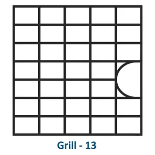 Safety Window Grill Design 13 by Simmply Perfect, Hyderabad