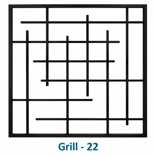 Safety Window Grill Design 22 by Simmply Perfect, Hyderabad