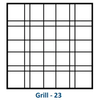 Safety Window Grill Design 23 by Simmply Perfect, Hyderabad