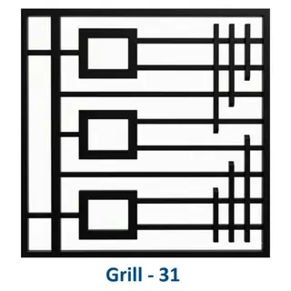 Safety Window Grill Design 31 by Simmply Perfect, Hyderabad