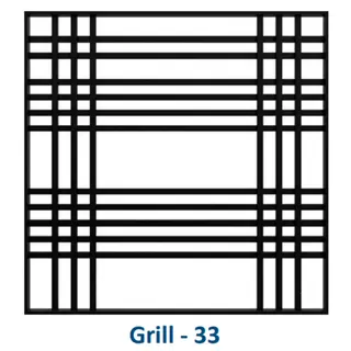 Safety Window Grill Design 33 by Simmply Perfect, Hyderabad