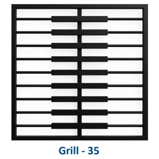 Safety Window Grill Design 35 by Simmply Perfect, Hyderabad