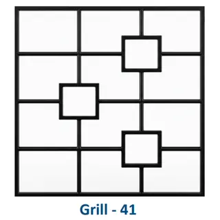 Safety Window Grill Design 41 by Simmply Perfect, Hyderabad