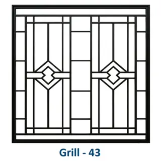 Safety Window Grill Design 43 by Simmply Perfect, Hyderabad