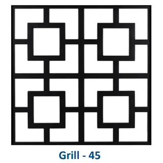 Safety Window Grill Design 45 by Simmply Perfect, Hyderabad