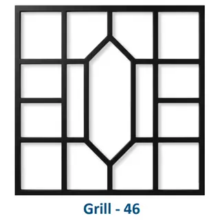 Safety Window Grill Design 46 by Simmply Perfect, Hyderabad