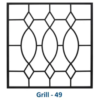 Safety Window Grill Design 49 by Simmply Perfect, Hyderabad