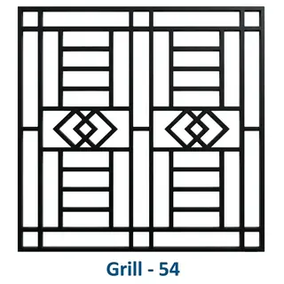 Safety Window Grill Design 54 by Simmply Perfect, Hyderabad
