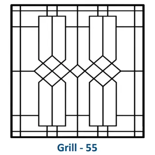 Safety Window Grill Design 55 by Simmply Perfect, Hyderabad
