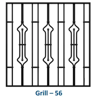 Safety Window Grill Design 56 by Simmply Perfect, Hyderabad