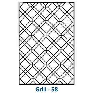 Safety Window Grill Design 58 by Simmply Perfect, Hyderabad
