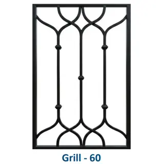 Safety Window Grill Design 60 by Simmply Perfect, Hyderabad