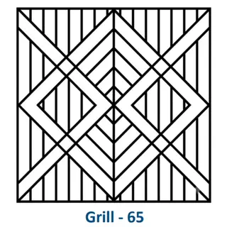 Safety Window Grill Design 65 by Simmply Perfect, Hyderabad