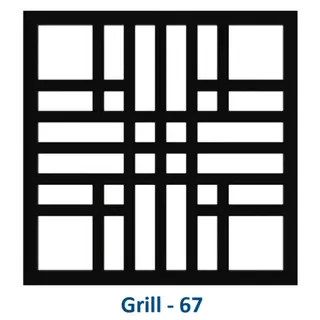 Safety Window Grill Design 67 by Simmply Perfect, Hyderabad