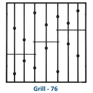 Safety Window Grill Design 76 by Simmply Perfect, Hyderabad