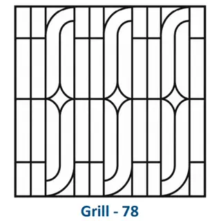Safety Window Grill Design 78 by Simmply Perfect, Hyderabad