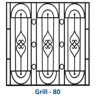 Safety Window Grill Design 80 by Simmply Perfect, Hyderabad
