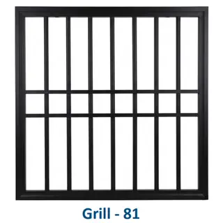 Safety Window Grill Design 81 by Simmply Perfect, Hyderabad