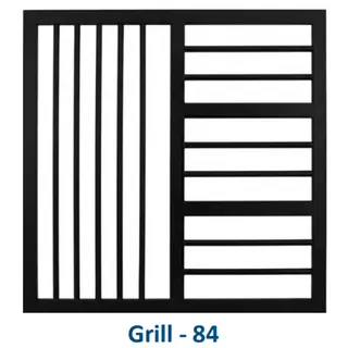 Safety Window Grill Design 84 by Simmply Perfect, Hyderabad