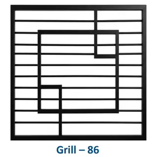 Safety Window Grill Design 86 by Simmply Perfect, Hyderabad