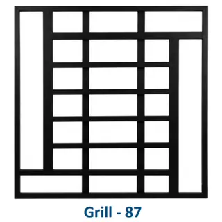 Safety Window Grill Design 87 by Simmply Perfect, Hyderabad