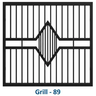 Safety Window Grill Design 89 by Simmply Perfect, Hyderabad