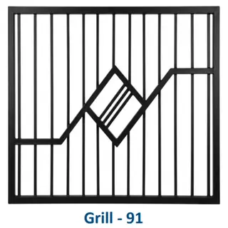 Safety Window Grill Design 91 by Simmply Perfect, Hyderabad