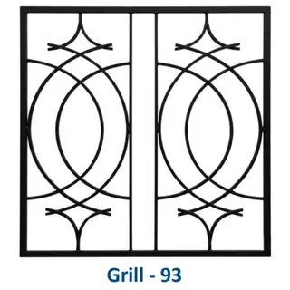 Safety Window Grill Design 93 by Simmply Perfect, Hyderabad